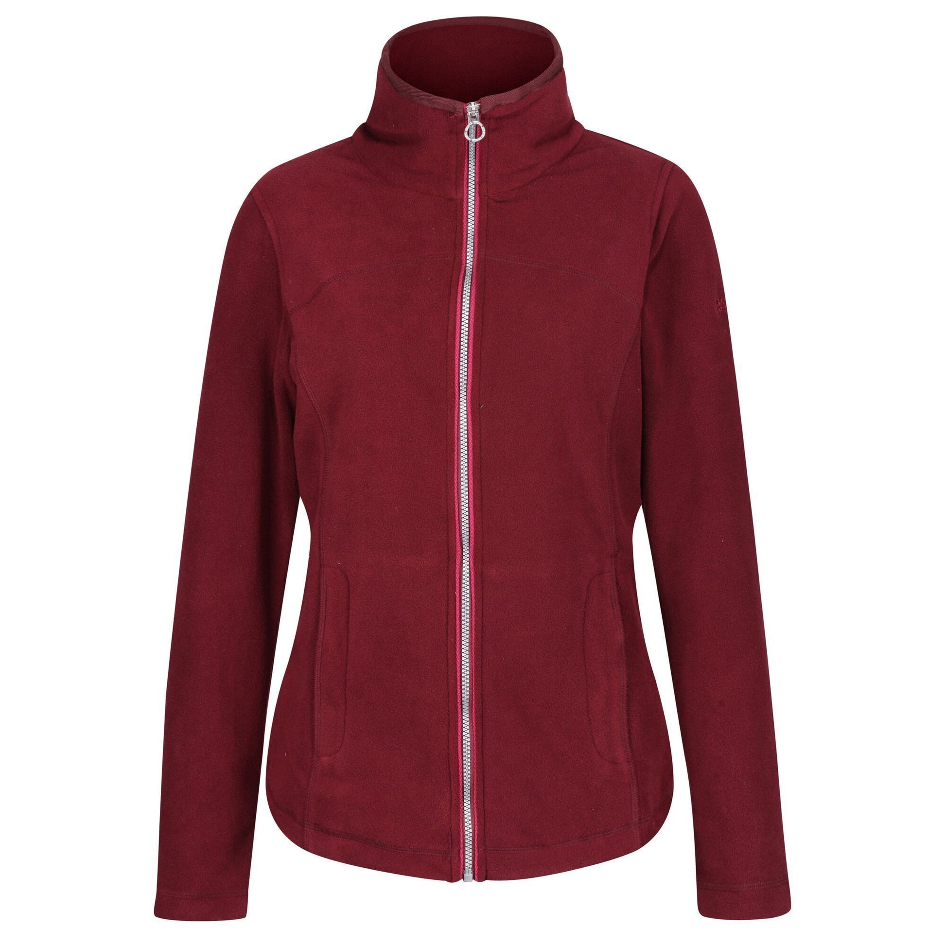 Claret Red - Front - Regatta Womens-Ladies Fayona Full Zip Fleece Jacket