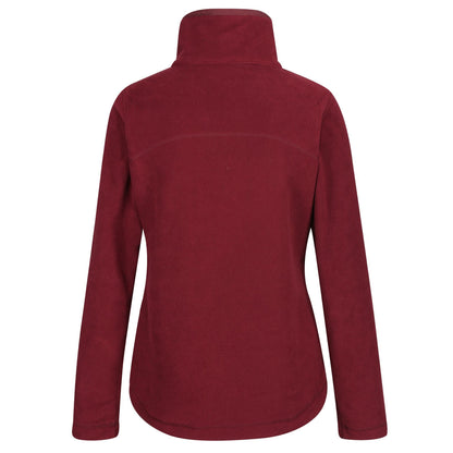Claret Red - Pack Shot - Regatta Womens-Ladies Fayona Full Zip Fleece Jacket