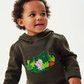 Dark Khaki - Back - Regatta Childrens-Kids Peppa Pig Jungle Hoodie