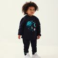 Navy - Back - Regatta Childrens-Kids Peppa Pig Space Hoodie