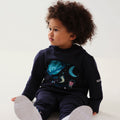 Navy - Side - Regatta Childrens-Kids Peppa Pig Space Hoodie