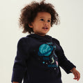 Navy - Lifestyle - Regatta Childrens-Kids Peppa Pig Space Hoodie
