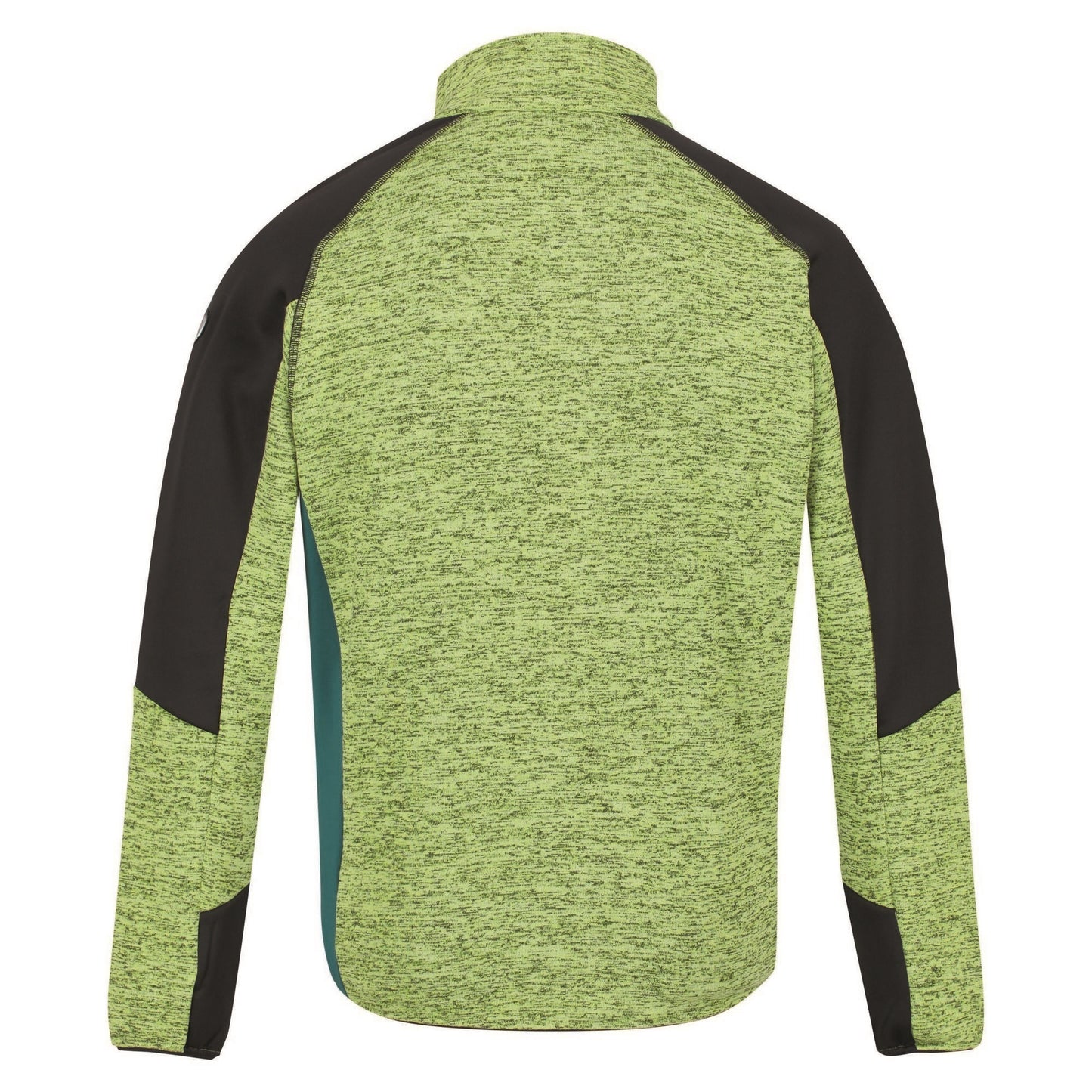 Bright Kiwi-Black - Pack Shot - Regatta Mens Coladane III Zip Fleece Jacket