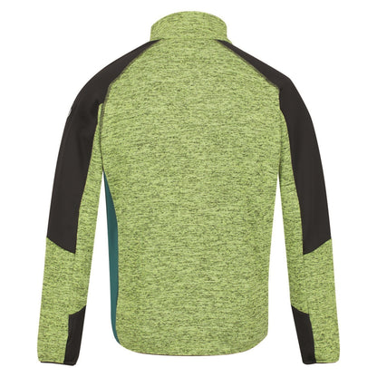 Bright Kiwi-Black - Pack Shot - Regatta Mens Coladane III Zip Fleece Jacket
