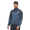 Imperial Blue-Moonlight Denim - Back - Regatta Mens Coladane III Zip Fleece Jacket