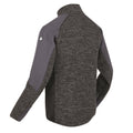 Black-India Grey - Close up - Regatta Mens Coladane III Zip Fleece Jacket