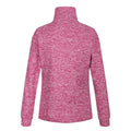 Fuchsia - Back - Regatta Womens-Ladies Everleigh Marl Full Zip Fleece Jacket