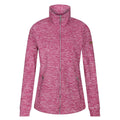 Fuchsia - Front - Regatta Womens-Ladies Everleigh Marl Full Zip Fleece Jacket