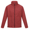 Syrah Red - Front - Regatta Mens Eilon Lines Fleece Jacket