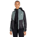 Duck Green-Black - Front - Dare 2B Womens-Ladies Surmount II Wool Padded Jacket