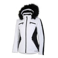White-Black - Side - Dare 2B Womens-Ladies Julien Macdonald Mastery Contrast Ski Jacket