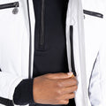 White-Black - Lifestyle - Dare 2B Womens-Ladies Julien Macdonald Mastery Contrast Ski Jacket