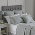 Duck Egg Blue - Front - Riva Home Limited Edition Belves Floral Pattern Pillowsham Cushion Cover