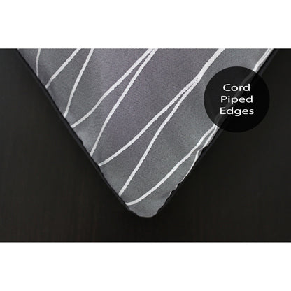 Grey - Lifestyle - Linen House Northbrook Continental Sham Pillowcase Cover