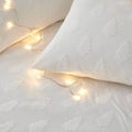 White - Lifestyle - The Linen Yard Tufted Christmas Tree Duvet Cover Set