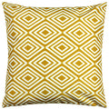 Ochre - Front - Essentials Diamond Cushion Cover