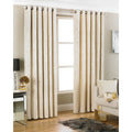 Cream - Front - Riva Home Firenze Ringtop Curtains