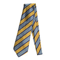 Sky-Gold - Front - Premier Tie - Mens Wide Stripes Work Tie