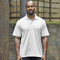 White - Back - RTXtra Mens Pique Knit Classic Polo Shirt
