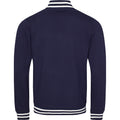 Oxford Navy - Back - Awdis Adults Unisex College Varsity Jacket