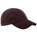 Chocolate - Front - Beechfield Junior Low Profile Baseball Cap - Schoolwear - Headwear
