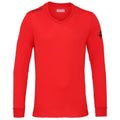 Flame - Front - Lotto Mens Football Jersey Long Sleeve Team Evo Sports V Shirt