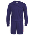 Navy - Front - Lotto Boys Football Sports Kit Long Sleeve Sigma (Full Kit Shirt & Shorts)