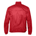Red- White - Front - 2786 Mens Contrast Lightweight Windcheater Shower Proof Jacket