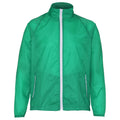 Hot Pink- White - Side - 2786 Mens Contrast Lightweight Windcheater Shower Proof Jacket