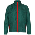 White- Red - Side - 2786 Mens Contrast Lightweight Windcheater Shower Proof Jacket