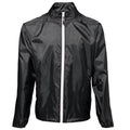 Amber- Black - Lifestyle - 2786 Mens Contrast Lightweight Windcheater Shower Proof Jacket