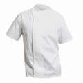 White - Front - Premier Unisex Culinary Pull-on - Chefs Short Sleeve Tunic