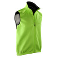 Neon Green- Black - Front - Spiro Mens Airflow Sports Training Gilet - Bodywarmer