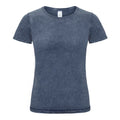 Raw Blue - Front - B&C Denim Womens-Ladies Editing Short Sleeve T-Shirt