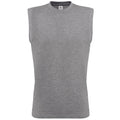 Sport Grey - Front - B&C Mens Exact Move Athletic Sleeveless Sports Vest Top
