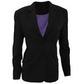 Black - Front - Brook Taverner Womens-Ladies Hebe Formal Suit Jacket