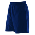 Navy - Front - Finden & Hales Childrens-Kids Plain Microfibre Sport Shorts