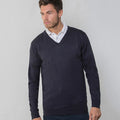 Navy - Back - RTY Workwear Mens Soft Feel Sweater-Jumper