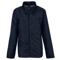 Navy- Warm Grey - Front - B&C Womens-Ladies Multi Active Hooded Jacket