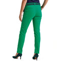 Kelly Green - Close up - Asquith & Fox Womens-Ladies Casual Chino Trousers
