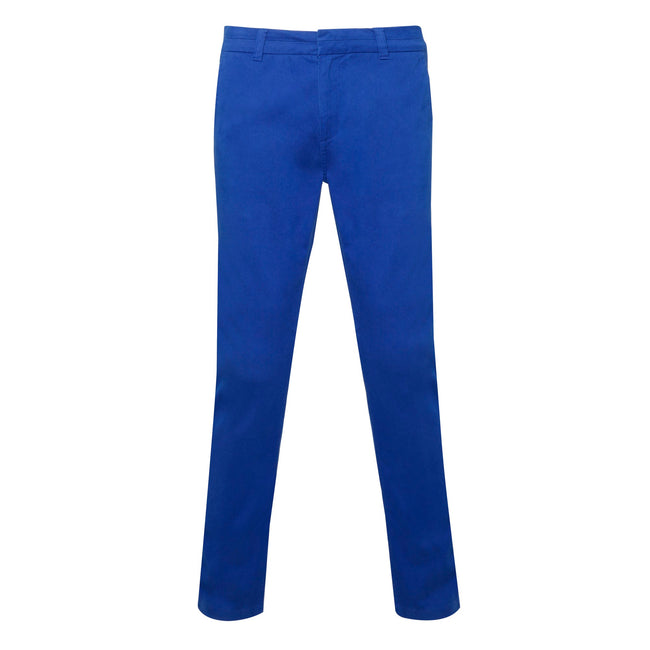 Royal - Front - Asquith & Fox Womens-Ladies Casual Chino Trousers