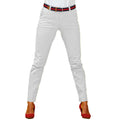 White - Back - Asquith & Fox Womens-Ladies Casual Chino Trousers