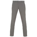 Slate - Front - Asquith & Fox Womens-Ladies Casual Chino Trousers