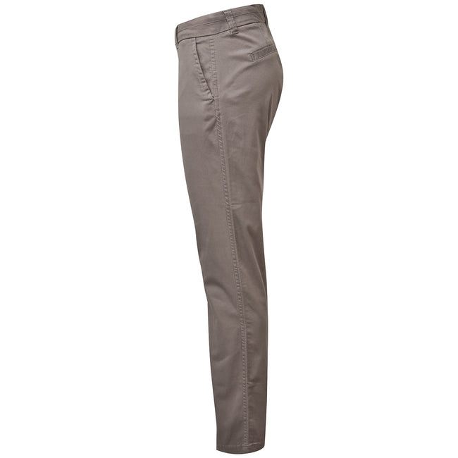 Slate - Side - Asquith & Fox Womens-Ladies Casual Chino Trousers