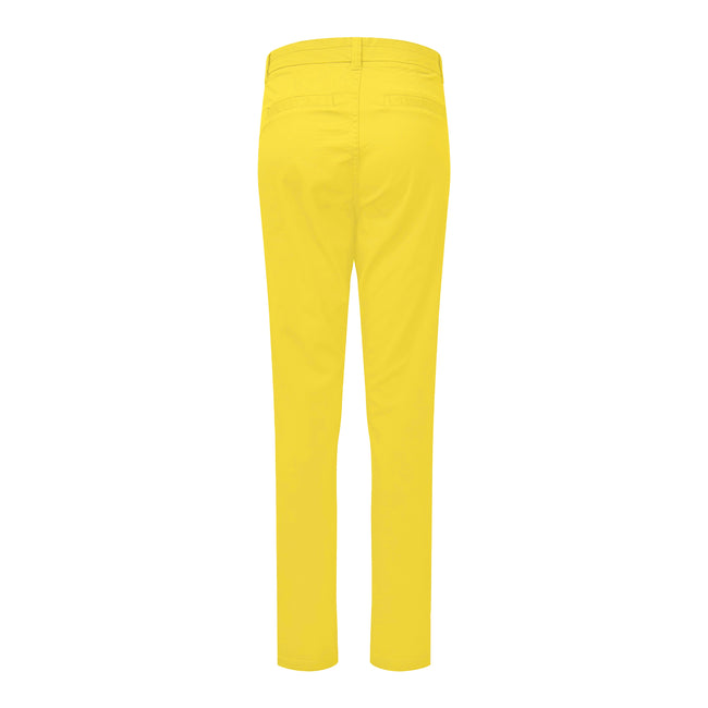Lemon Zest - Back - Asquith & Fox Womens-Ladies Casual Chino Trousers