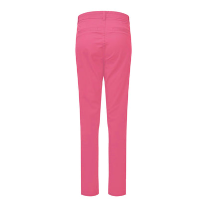 Pink Carnation - Back - Asquith & Fox Womens-Ladies Casual Chino Trousers