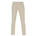 Natural - Front - Asquith & Fox Womens-Ladies Casual Chino Trousers