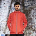 Fire Red - Back - AWDis Just Cool Adults Unisex Showerproof Running Jacket