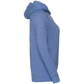 Blue Marl - Back - Russell Womens-Ladies HD Hooded Sweatshirt