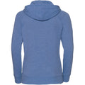 Blue Marl - Side - Russell Womens-Ladies HD Hooded Sweatshirt